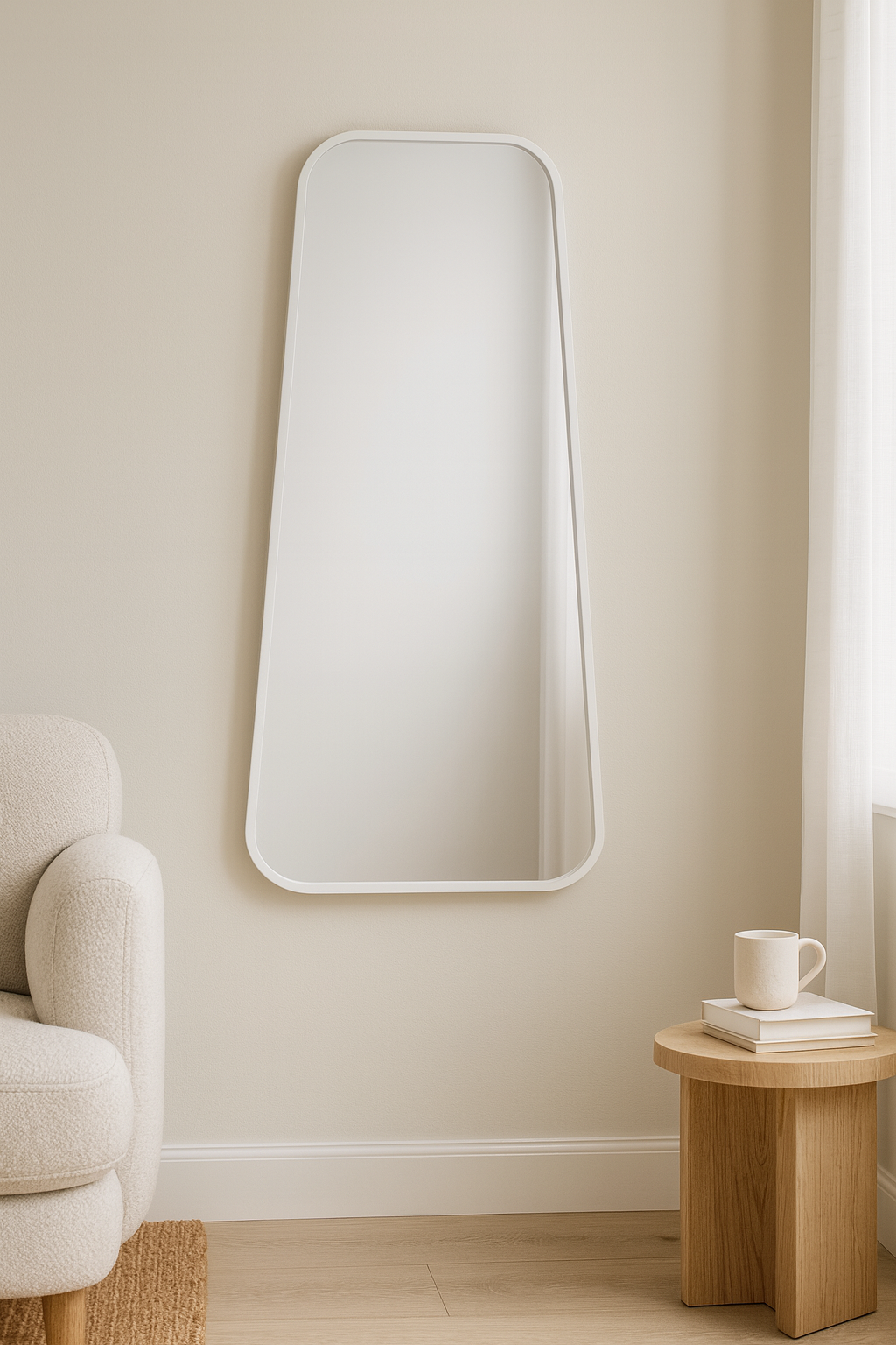 90 x 50cm Tapered Rectangle Aluminium Frame