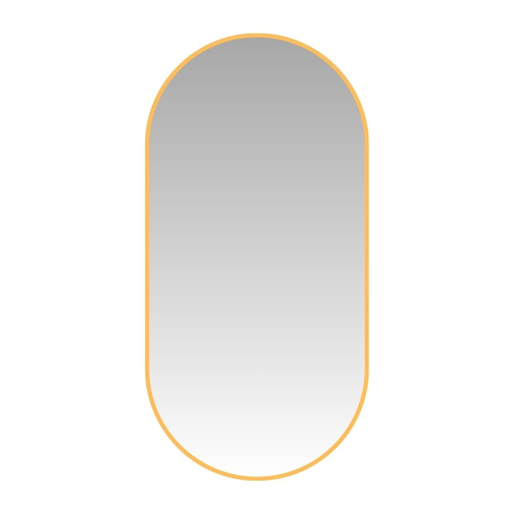 100 x 55 cm Pill Shaped Aluminium Mirror