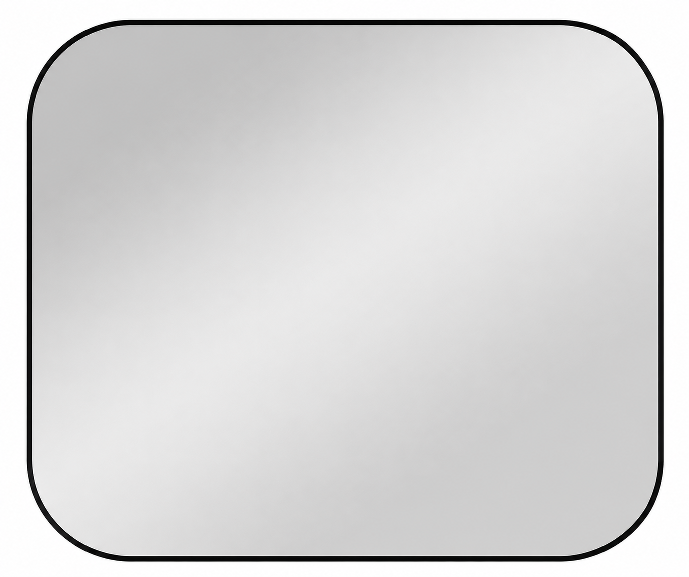 120 x 100 cm Aluminium Rounded Corner Rectangle