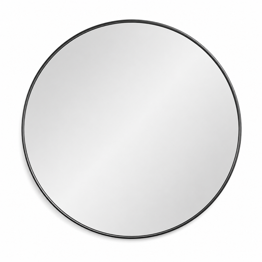 90cm Round Aluminium Mirrors