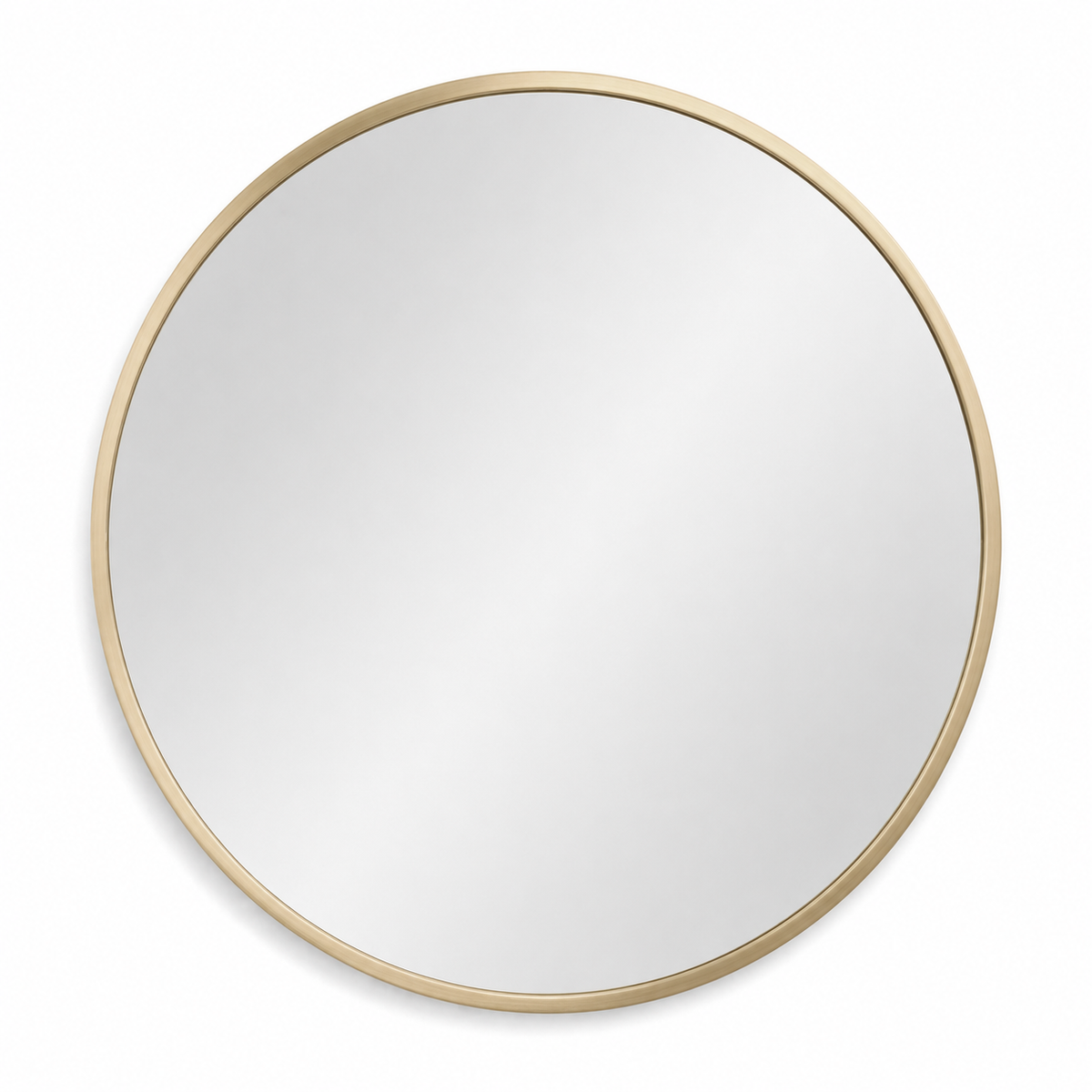 90cm Round Aluminium Mirrors