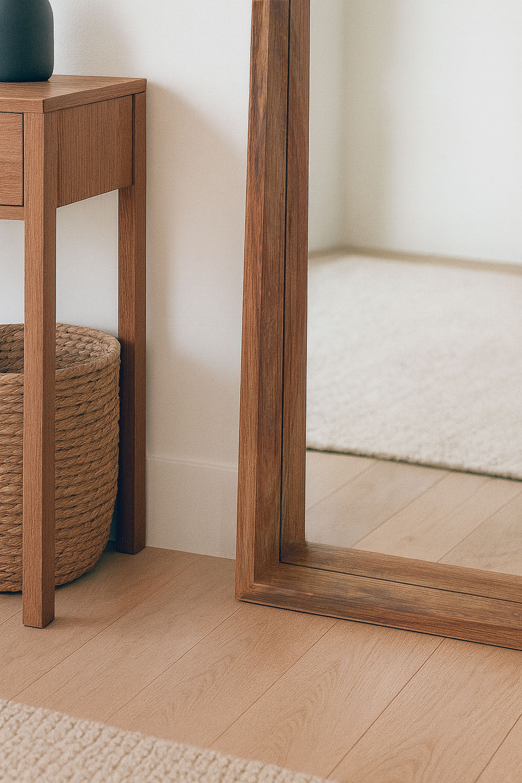 Slanted Standing Mirror 180 x 90cm - Kiaat