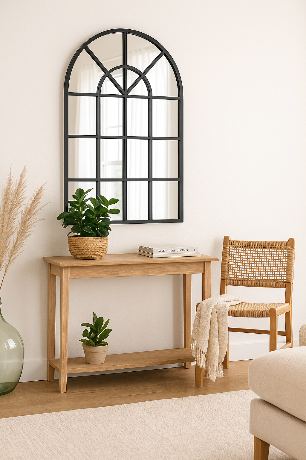60 x 90 Farmhouse Arched Mirror