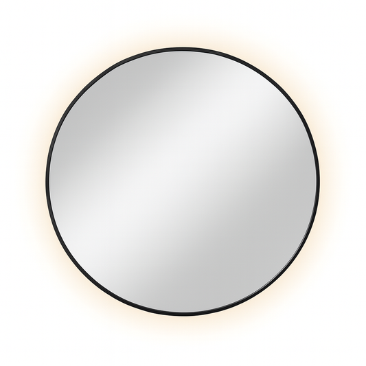 60cm Round Aluminium Mirror-LED