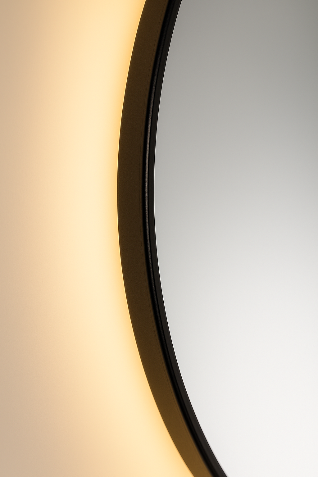 100 x 55 cm Pill Shaped Aluminium Mirror-LED