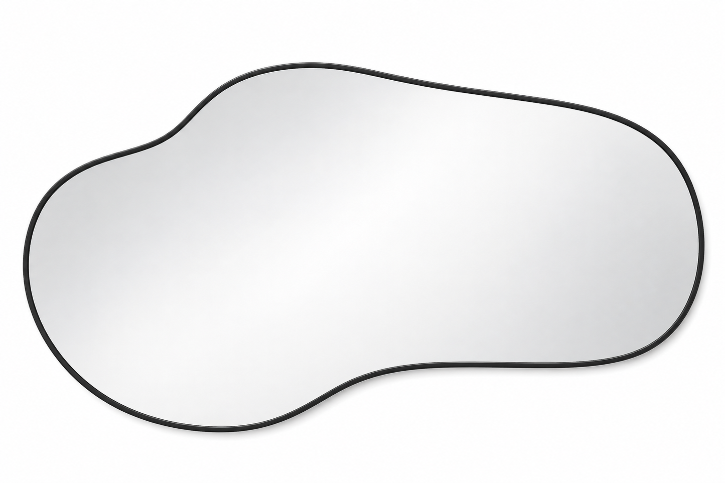 1545 x 908 Oblong Pebble Aluminium Framed Mirror