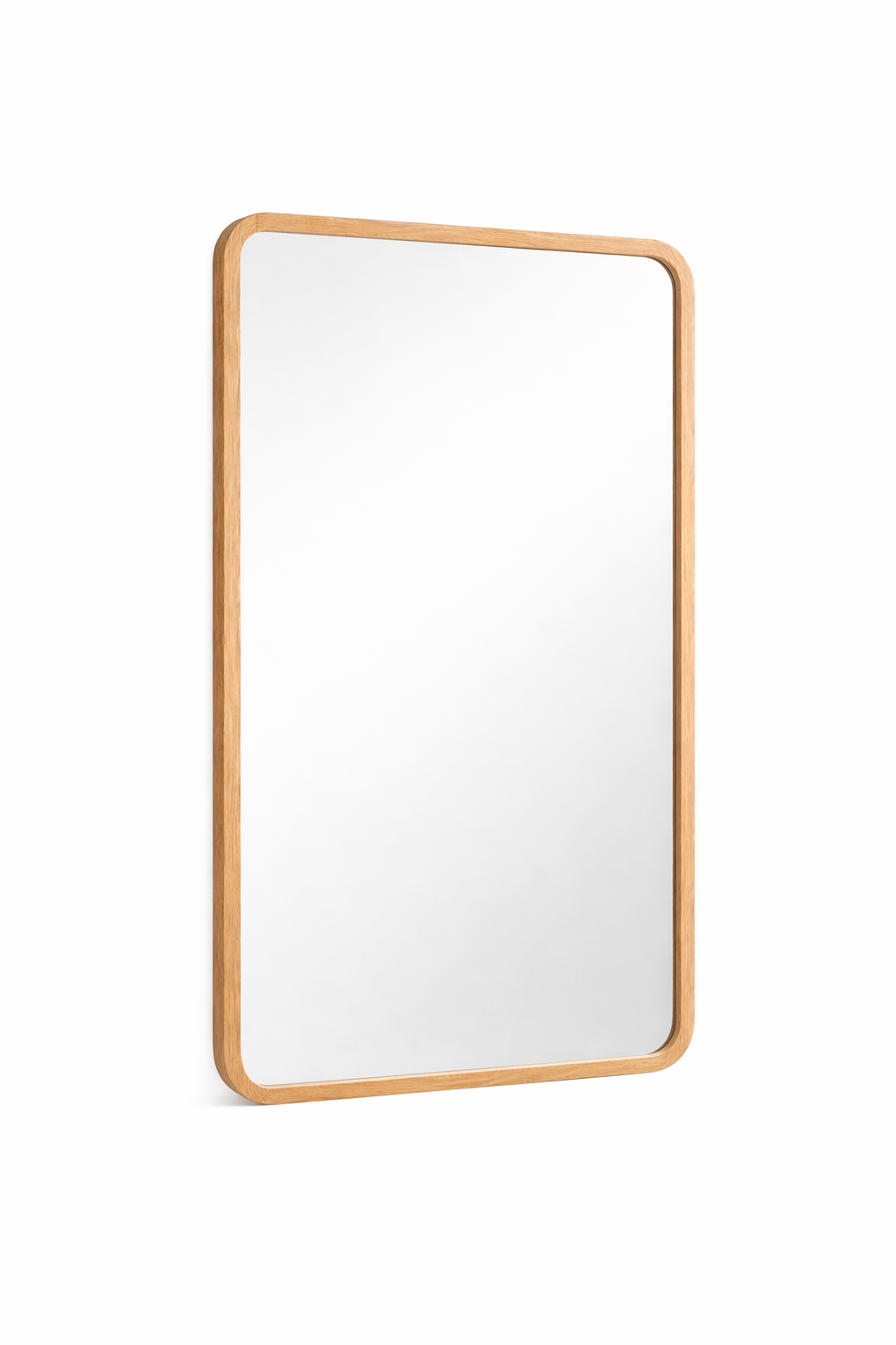 60 x 90 cm Rounded Rectangle African Walnut Mirror