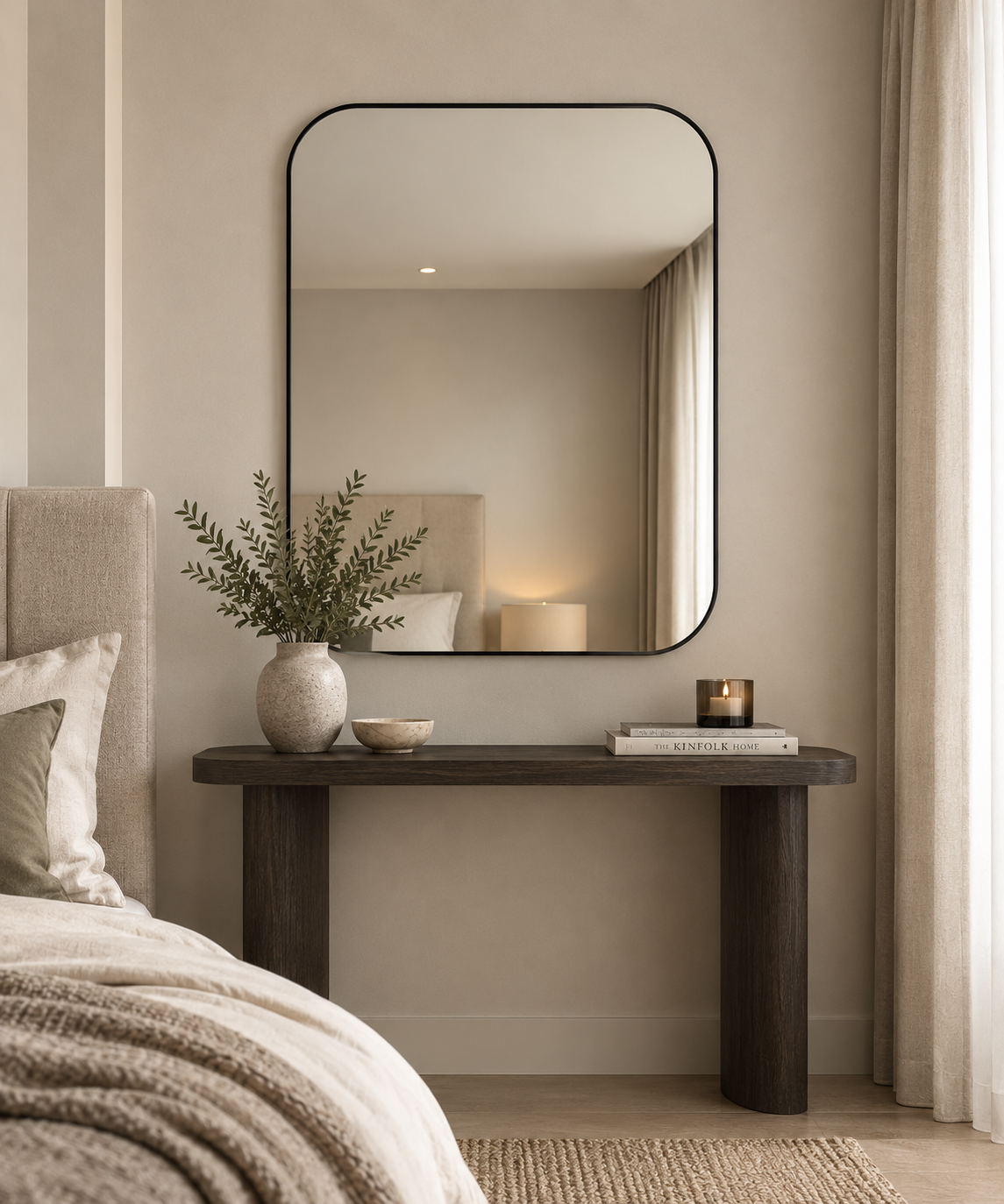 120 x 100 cm Aluminium Rounded Corner Rectangle