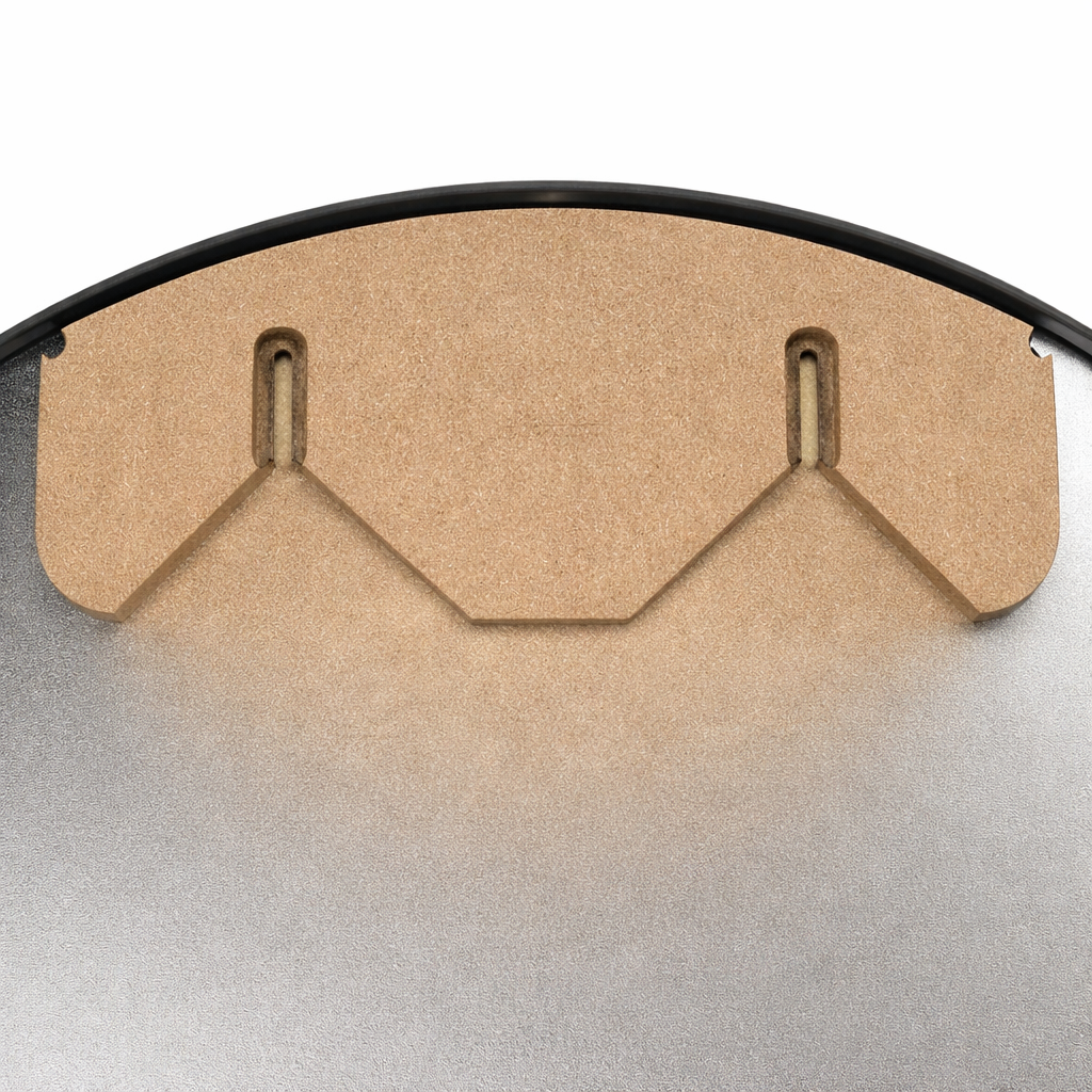 120cm Round Aluminium Mirror