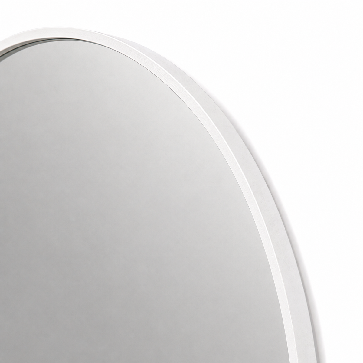 90cm Round Aluminium Mirrors